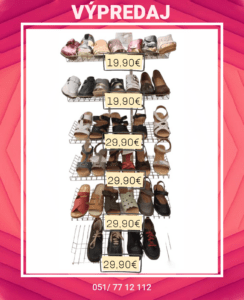 Výpredaj obuvi