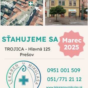 Sťahujme sa do nových priestorov